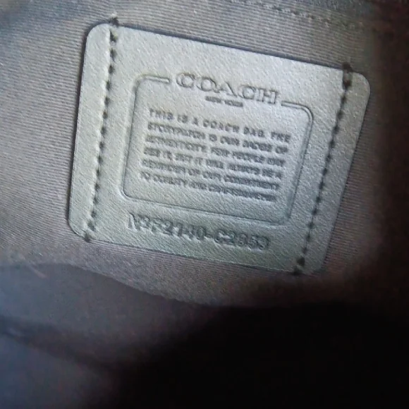 Coach (Rori) Black Leather Shoulder Bag with Gold Hardware - Picture 7 of 8